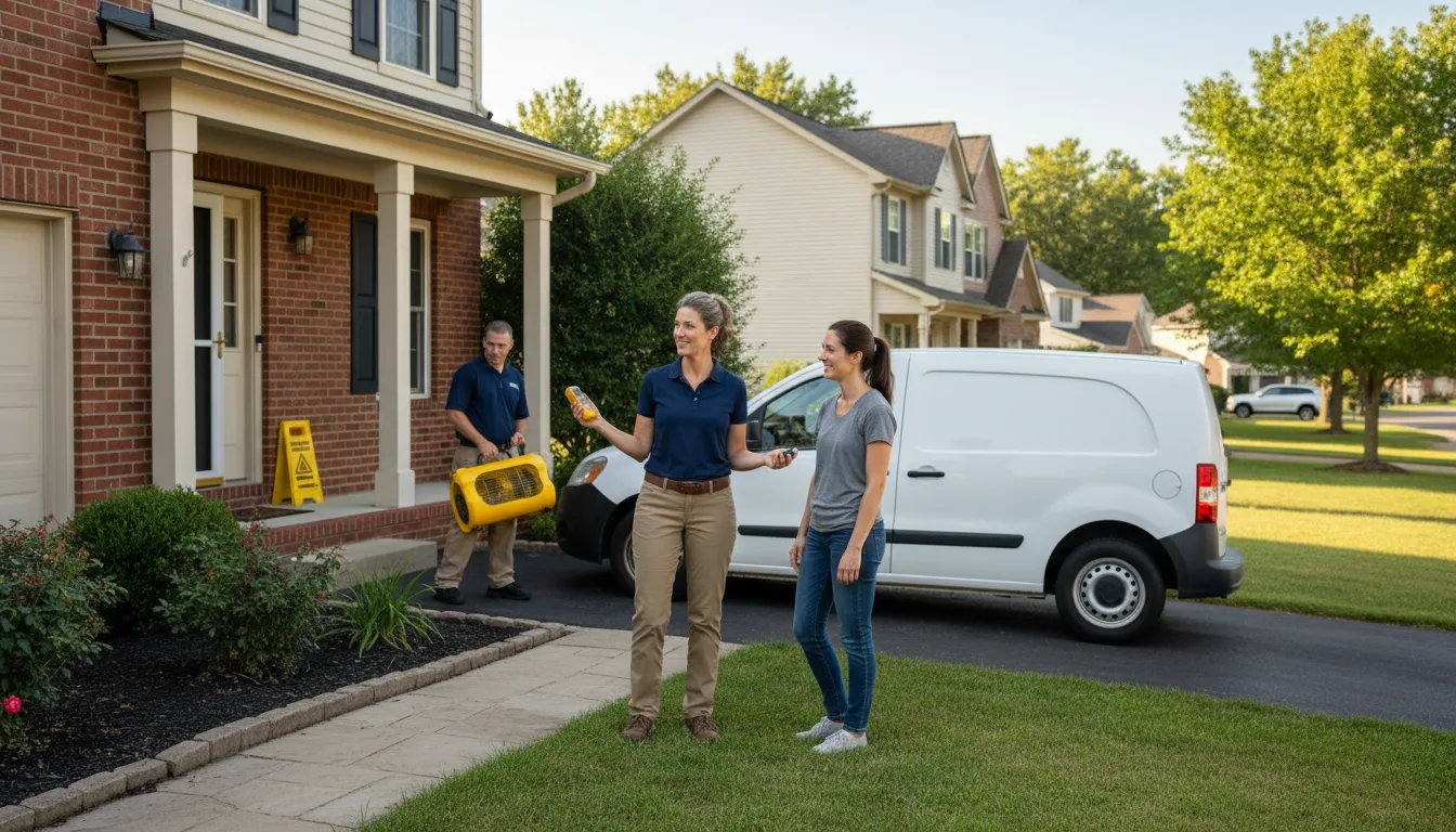 Water restoration image for Mold Remediation in Leesburg, OH